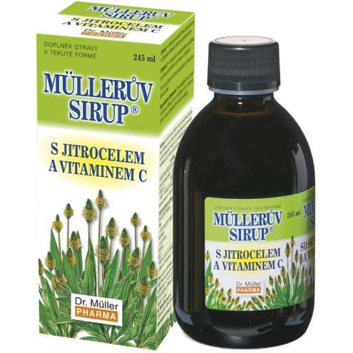 Müllerův sirup s jitrocelem a vitaminem C 245 ml